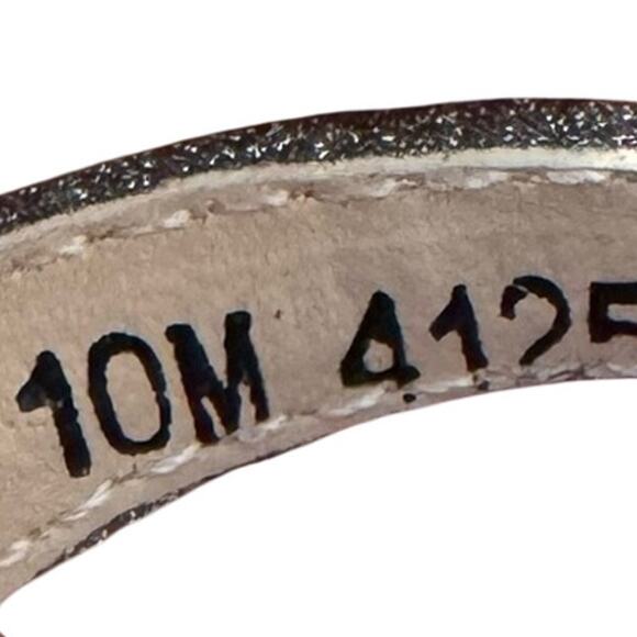 Benjamin Walk Riley Silver Glitter Strappy Block Heel Sandals 10 NWT - Picture 5 of 8